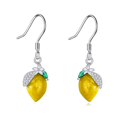 Boucles d'oreilles citron en argent 925 DAYLINLOVE pour femme