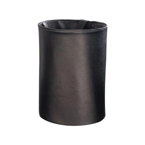 Cubo de basura para coche de cuero PU contenedor impermeable suspendido para almacenamiento