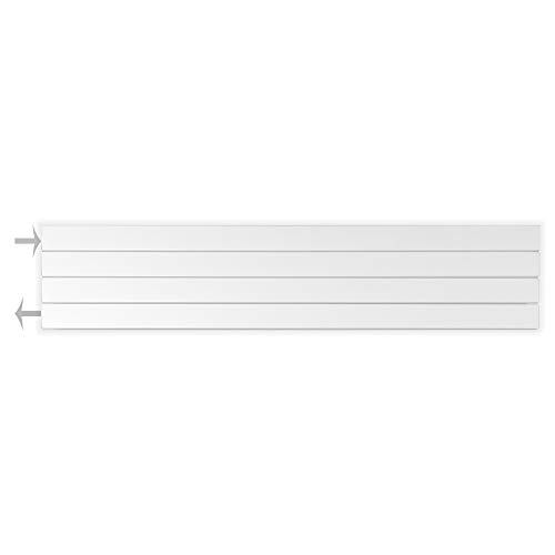 Preisvergleich Produktbild Design Paneelheizkörper Heizkörper Badheizkörper horizontal 298 x 1400 seitlicher Anschluss (469 Watt nach EN442)