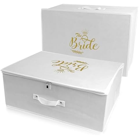 Wedcova Personalised Wedding Dress Travel Box Cover