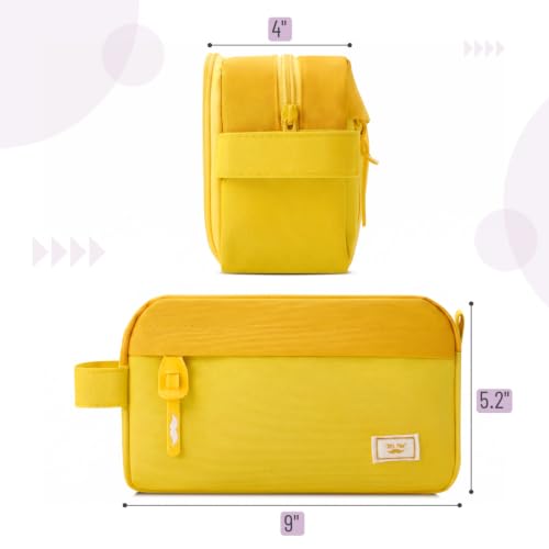 Image of Mr. Pen- High Capacity Pencil Case, Large Pencil Pouch with 3 Compartments and 2 Pockets, Large Pencil Bag with Smooth Zipper, Cute Pencil Case Pouch Organizer, School Supplies for Teens