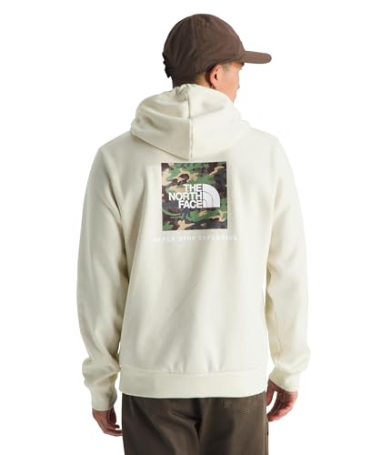 Image of THE NORTH FACE Men's Evolution Box Camo Fill Hoodie | Sweatshirt With 2 Piece Hood, Adjustable Drawcord, Kangaroo Hand Pocket