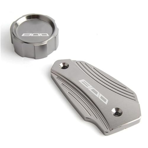 Couvercle maître-cylindre frein alu CNC gris pour moto Z800 2013-2016