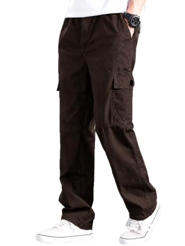 Image of Lymio Cargo for Men || Cotton Cargo Pant || Drawstring Waist Pant (Also Available in Plus Sizes) (117-120)