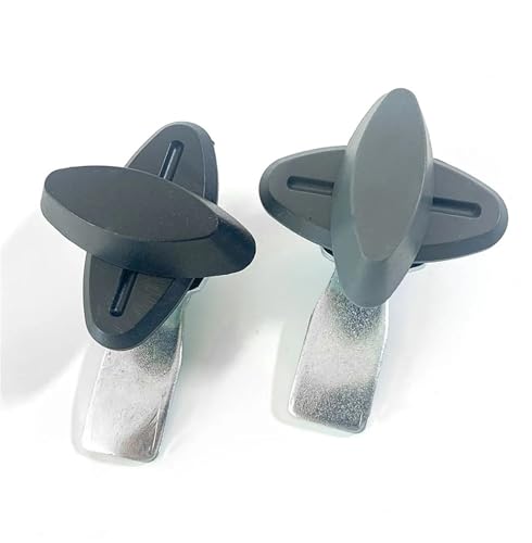Serrure à languette rotative MS414 noire pour boîte de distribution