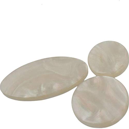 MUPOO Saxophone Key Button Inlays, Set of 9PCS Sax Key Button Accessory Parts for Alto/Tenor/Soprano Sax - Thumbnail 4