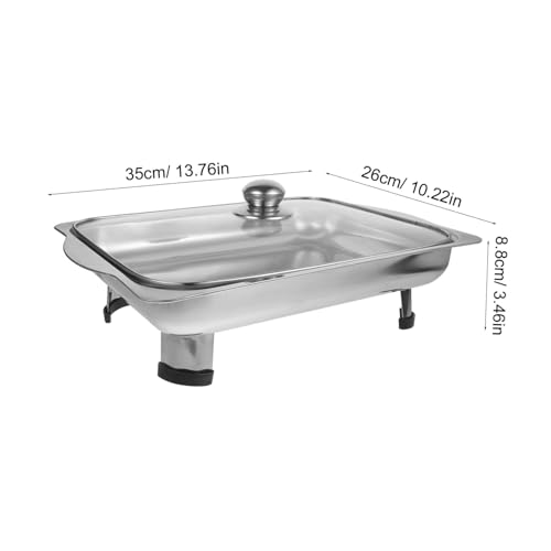 Récipient chauffant buffet avec couvercle pour maintenir la saveur de vos repas chauds