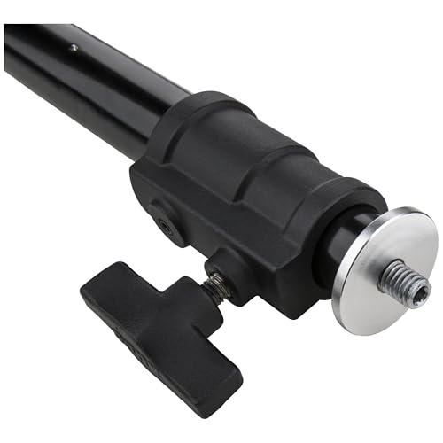 Image of Kupo Super Riser Extension with Adjustable Height Column, Ball Head and 3 /8 inch-16 Threading for Camera Positioning and Car Mount Photography (KG401211)