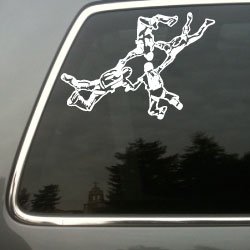 Skydiving Group Formation vinyl decal big