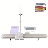 Knitting Machine, LK150 6.5mm Mid Gauge 150 Stitches Portable Plastic Domestic Smart Weaving Set with Accessories for Sock Hat Scarf, Hand Sweater Knitting Machine Kit for Kids
