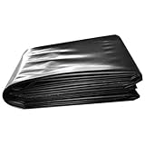 Junvstor Membrana de Estanque Grande 3x4m 4x5m 5x5m 6x8m Lona de Base de HDPE, Base para Revestimiento de Estanque Lona Reforzada para Estanque Koi para jardín, Piscina, depósito(2x4m)