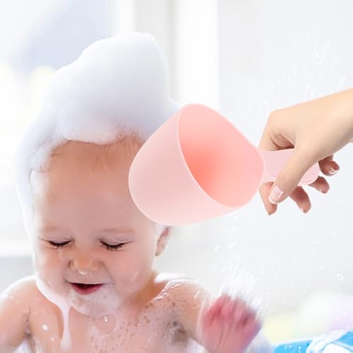 Image of 3pcs baby water scoop shampoo ladle bathing water ladles bath dipper water scoop ladle shampoo rinse cup hair bath rinse cup bath spoon take a bath shampoo spoon plastic child