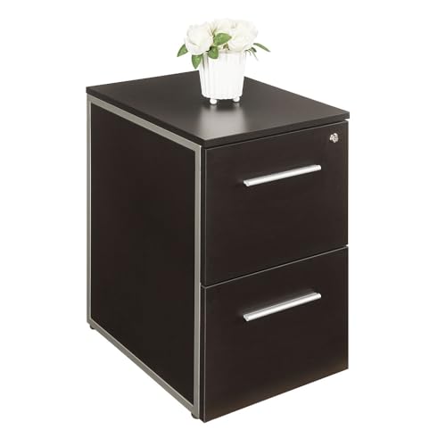 Nbf Signature Series AW-FF2026ES At Work Two Drawer File Pedestal 26.46 Inch H Gray Laminate thumb #2