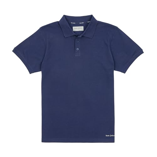 ben-john-Mens-Short-Sleeve-Pique-Polo-Shirt