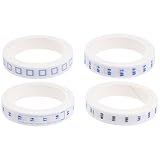 FRCOLOR 4ロール 管理効率向上オフィス用ジャーナルマスキングテープ巻 シンプルデザインで使いやすい手帳装飾ステッカー 予定管理や週次