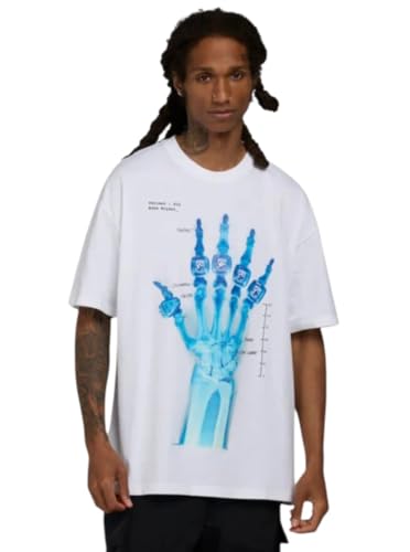 Nike Men's Kobe Xray M90 Short Sleeve T-Shirt L White/Blue