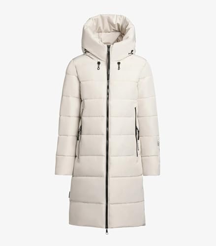 khujo - Damen - Wintermantel - Jilias 4 Jilias4 Steppmantel Winterjakce (DE/NL/SE/PL, Alphanumerisch, XS, Regular, Regular, Jilias5-Cotton-Cream)