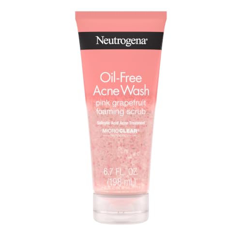 Neutrogena Oil Free Pink Grapefruit Acne Face Scrub, 6.7 oz - image 1