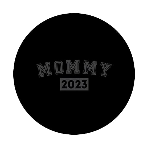 Mommy 2023 My First Mother's Day PopSockets Swappable PopGrip, Black - Image 3