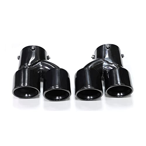 Tubo de escape de fibra de carbono con doble silenciador premium para M440i 2022