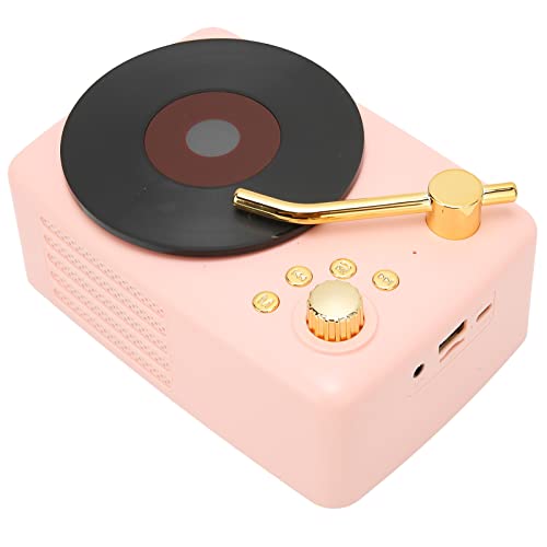 Haut-Parleur Bluetooth Stéréo USB Charge Retro Turntable Design Portable Mini Haut-Parleur sans Fil pour Home Party… - Les Beatles, Paul McCartney, John Lennon, RIngo Starr, George Harrison Haut-Parleur Bluetooth Stéréo USB Charge Retro Turntable Design Portable Mini Haut-Parleur sans Fil pour Home Party… – Image 3