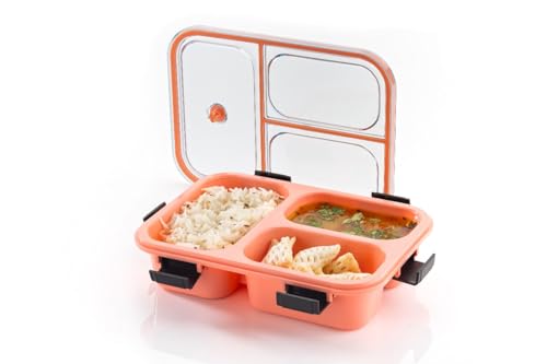SR Lunch Box for Office Men and Lunch Box for Kids, Microwave Safe Lunch Boxes (Pack of 1, Multicolor, Plastic) (B0D7Q72Y3Y) Amazon Price History, Amazon Price Tracker