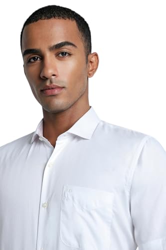 Image of Peter England Men's Solid Regular Fit Shirt
