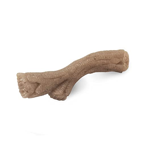 Nylabone Gourmet Style Stick Strong Chew Toy for Dogs, Peanut Butter Flavor, Medium - Up to 35 lbs, 1 Count