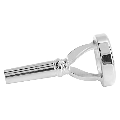 SEAFRONT Tuba Mundstück Trainer Mundstück Ersatz Übung Mundmuskulatur Dick Versilbert Musikinstrument Gerät