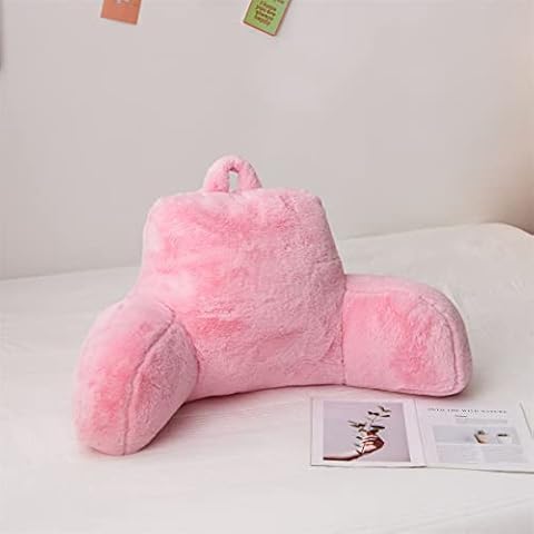 Holawakaka Faux Fur Bed Rest Pillow Cover