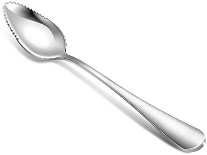Hiware 4-piece Grapefruit Spoons, Stainless Steel