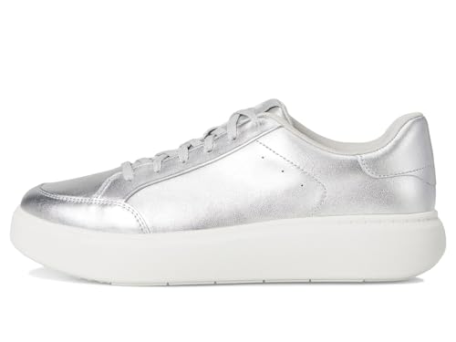 FitFlop Women's Rtg Metallic-Leather Sneakers4