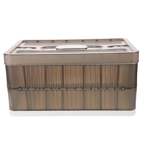 Boîte de rangement pliable café à 7 compartiments pour sous-vêtements