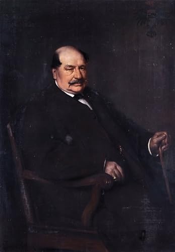 Toile Hermann Kaulbach Graf Alois Nikolaus, décoration murale élégante de salon 60x90cm