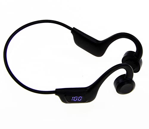 Open-Ear True Wireless Stereo Headphones Over Ear Air Conduction Loud And Clear Headset Wireless Hands-Free Pain Free Headphones For Cycling Driving Hiking Students Ears Pain-Free Earphone (Black) #TOP24