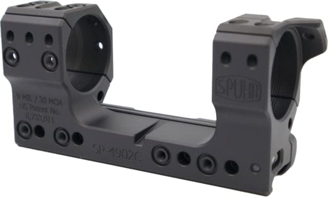 SpuhrUnimount 34mm 9 MIL/30 MOA 1.5" Gen 3 Pick Scope Mount for Precision Shooting (SP-4902C)