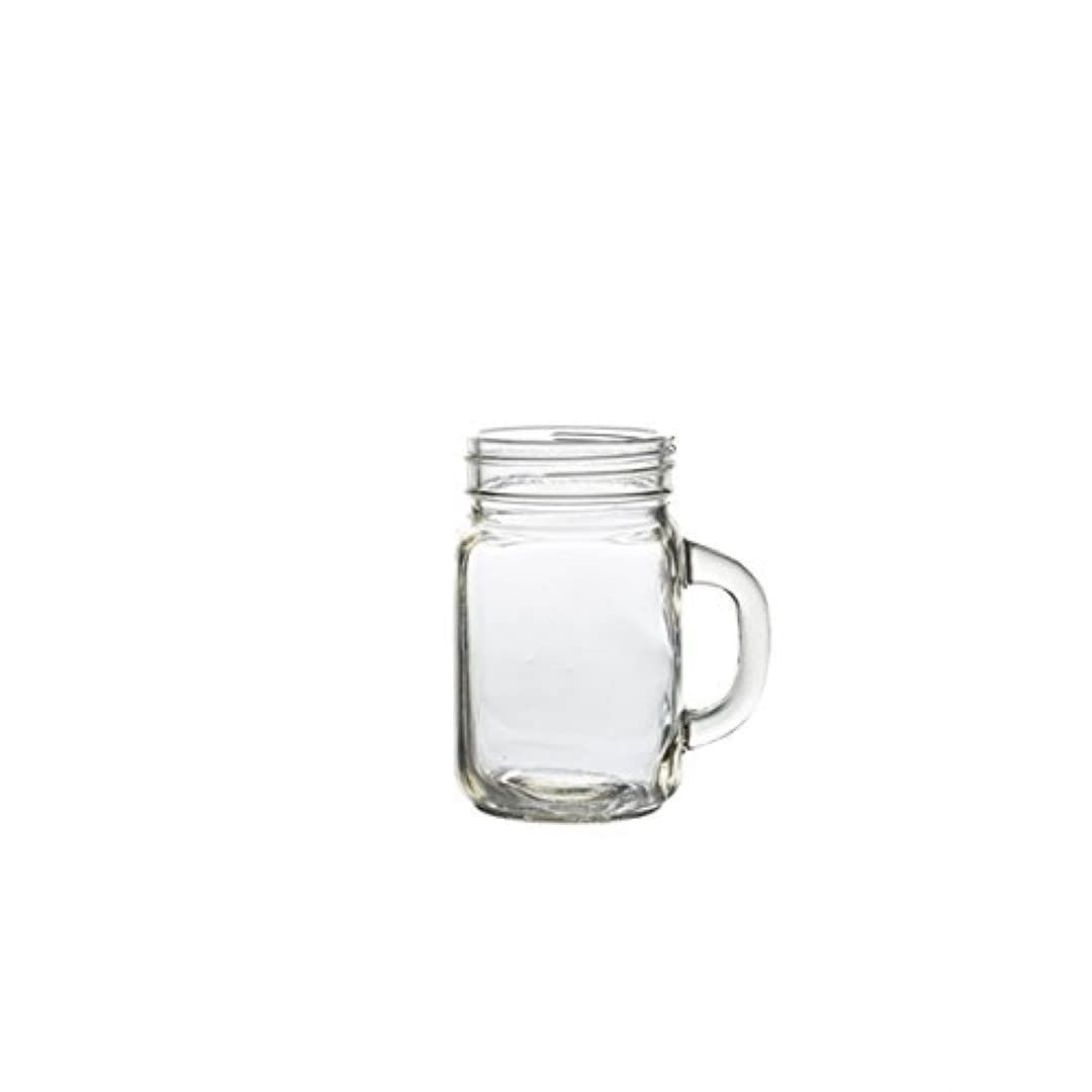 Genware NEV-MAS450 Glass Mason Jar, 45 cl/16 oz. (Pack of 12)