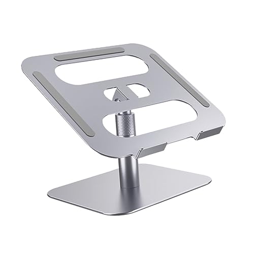 Soporte portátil para laptop ajustable color plata