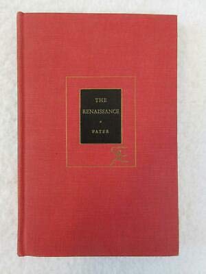 Walter Pater THE RENAISSANCE Modern Library B089KLQR9R Book Cover