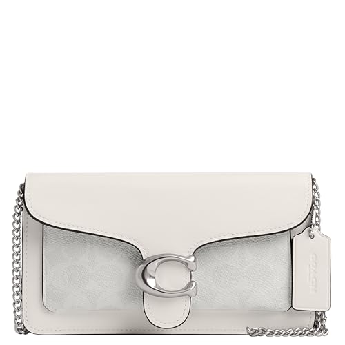 Coated Canvas Signature Tabby Chain Clutch