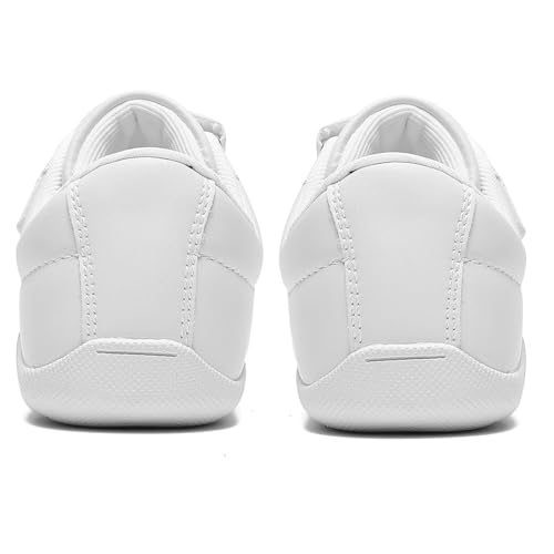 Girls Cheer Shoes White Youth Cheerleading Shoes Dance Athletic Training Breathable Lightweight Competition Cheer Sneakers3