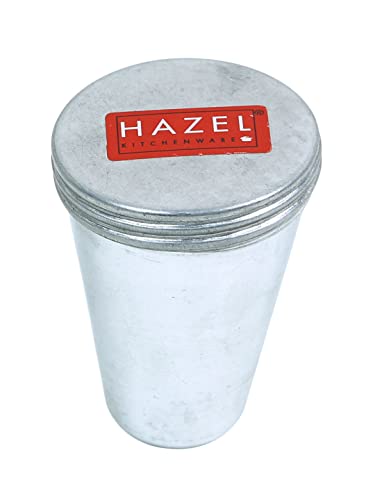 Image of HAZEL Aluminium Kulfi Moulds Set of 6 with Lid | Homemade Kulfi Moulds Set Big Size |Reusable Popsicle Ice Cream Mould DIY Kit