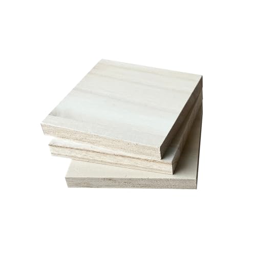 集成材 20mm厚 100mm×100mm 3枚 木材 材料 DIY diy 日曜大工 工作 端材 (桐)