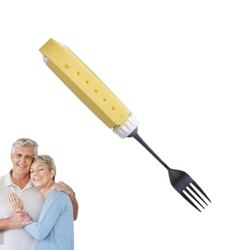 Dgayaeic Utensilios para ancianos, fáciles de agarre de agarre | CUCHORES DE CUCHADORES ANTERILLES ADAPTIMIENTO,Ayuda para comer y beber para personas izquierda y derecha