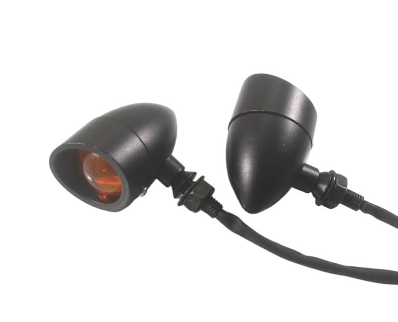 Freno Luce Stop Lampada Accessori Moto 12V Indicatori di Direzione Retrofit in Metallo per Moto d'Epoca Lampada Alogena