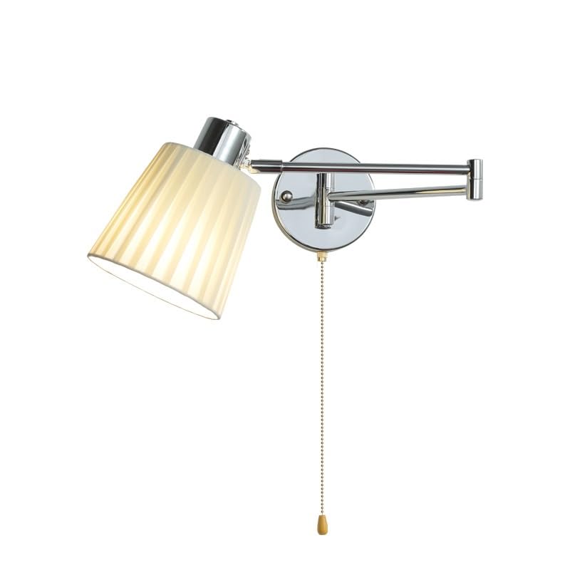 Lampade da parete in stile nordico moderno a bilanciere in ferro battuto, direzione regolabile a 180 gradi, applique da parete sul comodino della camera da letto, creatività vintage, lampada da