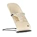 DERYAN Buddy Babywippe – Ergonomisch & Weich – Verstellbar & Klappbar – Reise-Wippe für Babys 0–9 kg – Creme