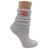 Ripple Junction Hooters Women's Slouch Sock Cotton Officially Licensed White One Size