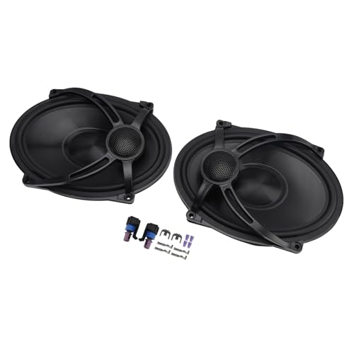 Parlantes 5" x 7" para tapas de bolsa de moto Touring miniatura 2