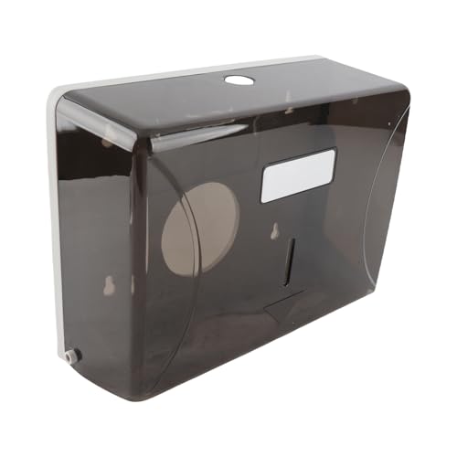 Dioche Distributore di Asciugamani di Carta Porta Carta Igienica Forabile e Senza Chiodi per Bagno, e WC Pubblico - Design Moderno in Bianco e